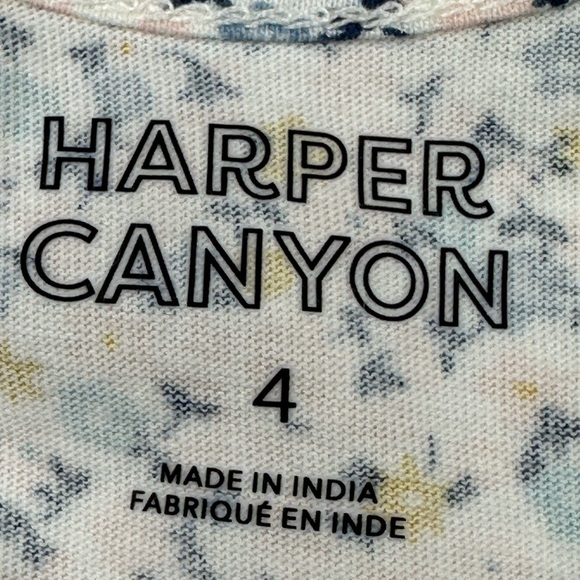 Harper Canyon Floral Dress Girls Size 4 - Picture 3 of 5